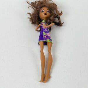 Monster High Ghouls Alive Clawdeen Wolf Doll Motion Sound Purple Dress 11"